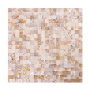 Iridescent Peel and Stick Mother of Pearl Mosaic Backsplash Wall Tile