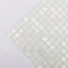 iridescent-white-small-glass-mosaic-tile-corner-close-up Iridescent White Small Glass Square Mosaic Tile for Wall and Floor