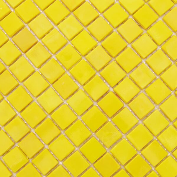 lemon-yellow-glass-mosaic-surface-pattern-close-up Yellow Square Glass Swimming Pool Mosaic Tile