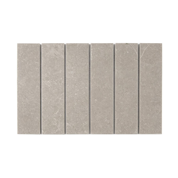 Light Gray Linear Vertical Marble Tile for Modern Vanity Walls