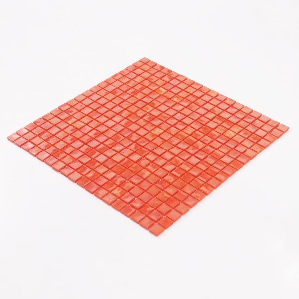 orange-square-glass-mosaic-perspective-view Orange Square Glass Mosaic Bathroom Pool Tile