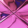 pink-3d-metal-tile-intersection-detail Stainless Steel Mirror Pink 3D Square Metal Tile