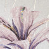 pink-lily-mosaic-flower-petal-detail Pink Lily Flower Glass Mosaic Mural Tile for Interior Wall Decor