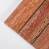 Red Travertine Strip Stone Tile with Natural Linear Texture