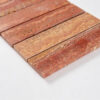 Red Travertine Strip Stone Tile with Natural Linear Texture