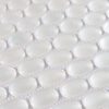 White Oval Glass  Shower And Vanity Backsplash Mosaic Tile