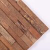 Natural Rustic Reclaimed Boat Wood Strip Mosaic Tile for Accent Walls