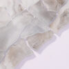 white-gray-irregular-glass-mosaic-tile-surface Gray Irregular Pebble Glass Mosaic Tile for Shower Floors