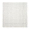 White Mini Square Glass Mosaic Kitchen Backsplash Tile